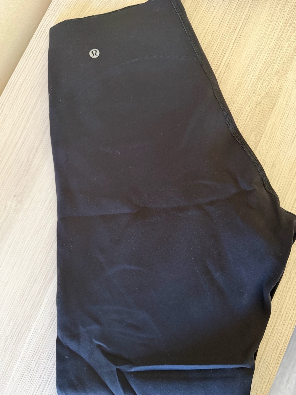 lululemon athletica Black Pencil Skirt with Logo